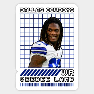 CEEDEE LAMB - WR - DALLAS COWBOYS Sticker